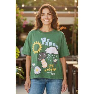 Pacsun Garden Club T-Shirt Sage Green. Women"s Size Large